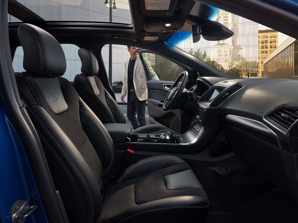 2019 Ford Edge Black Interior