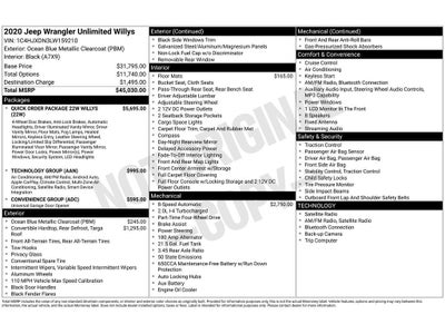 2020 Jeep Wrangler Willys
