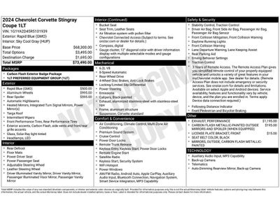 2024 Chevrolet Corvette 1LT
