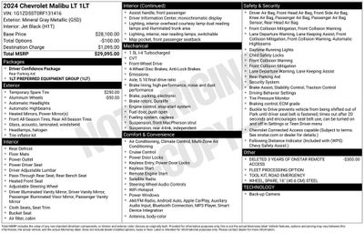 2024 Chevrolet Malibu LT 1LT