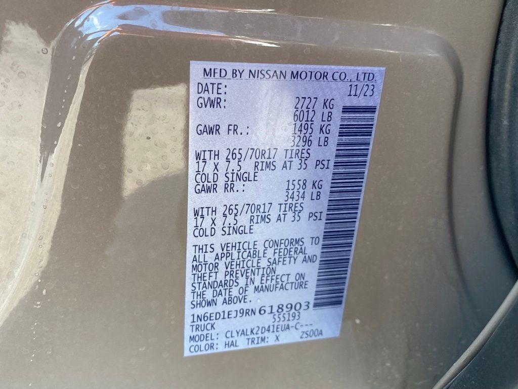 2024 Nissan Frontier PRO-X