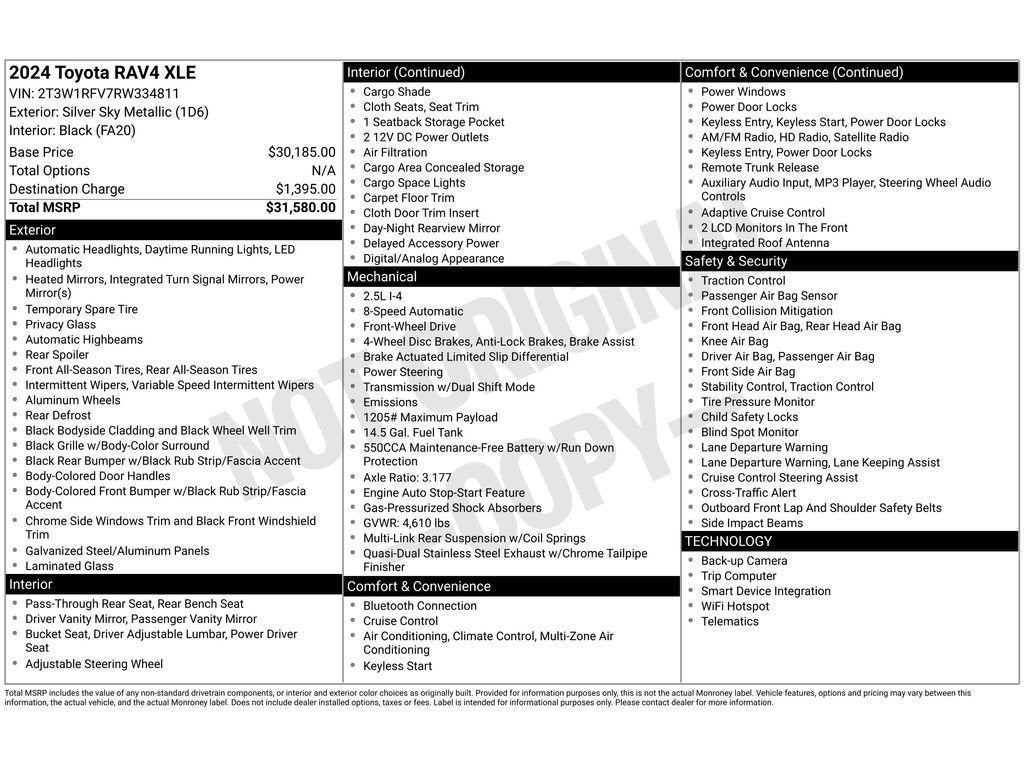 2024 Toyota RAV4 XLE