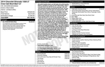 2014 Chevrolet Silverado 1500 LT LT1