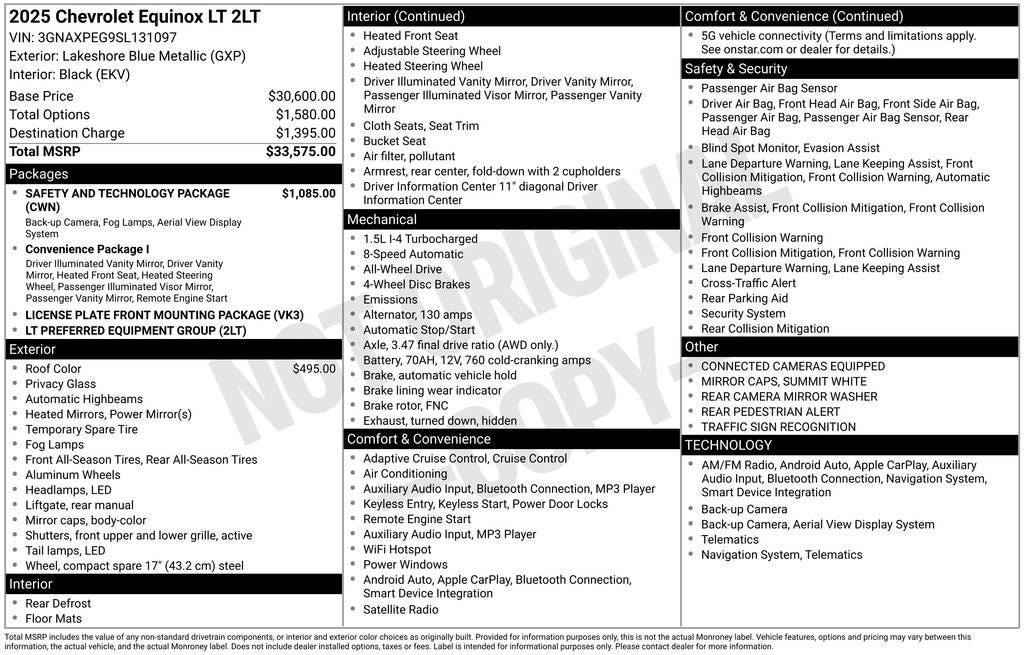 2025 Chevrolet Equinox LT