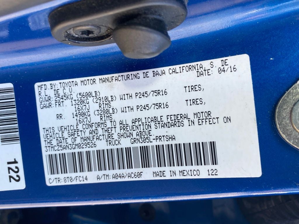 2016 Toyota Tacoma SR5 V6