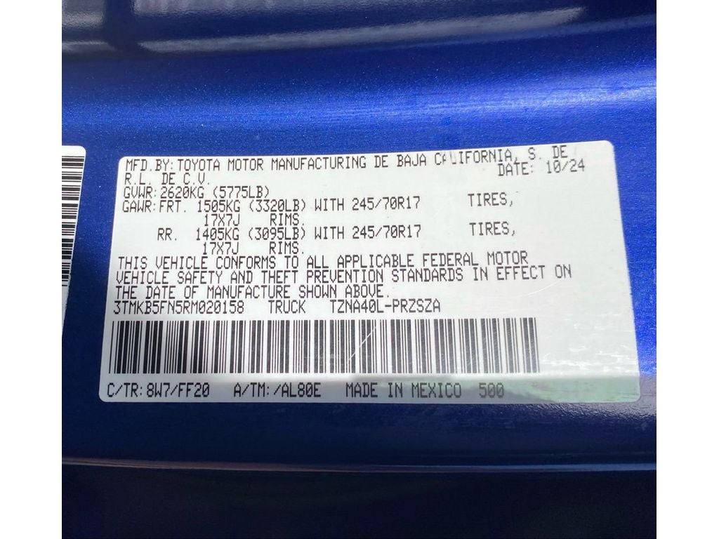 2024 Toyota Tacoma SR5