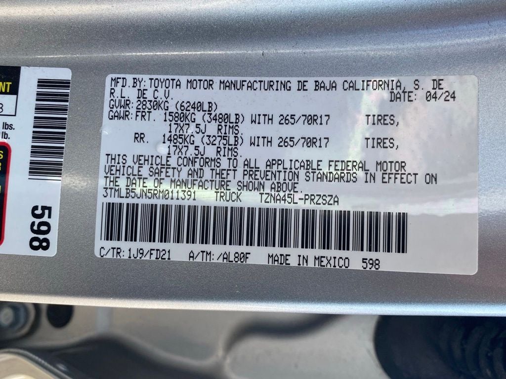 2024 Toyota Tacoma TRD Off-Road