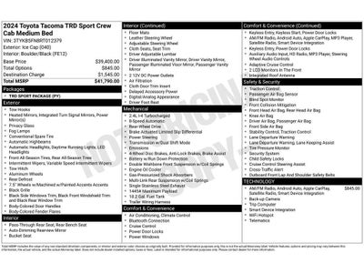 2024 Toyota Tacoma TRD Sport