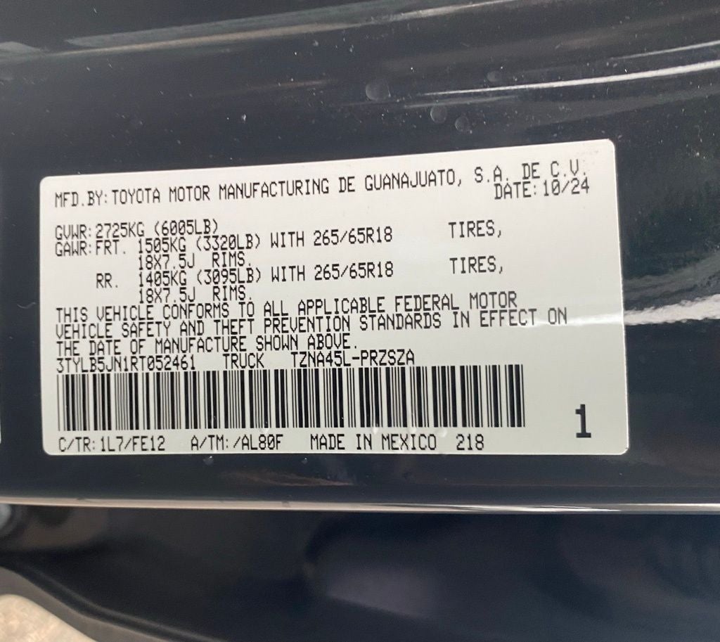 2024 Toyota Tacoma TRD Sport