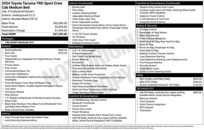 2024 Toyota Tacoma TRD Sport