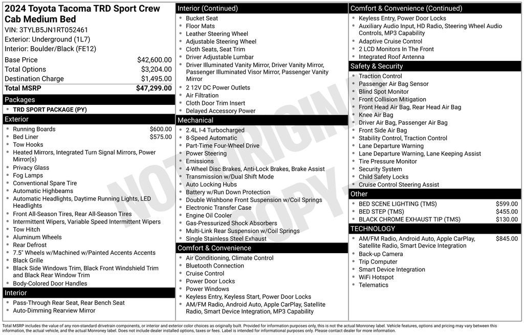 2024 Toyota Tacoma TRD Sport