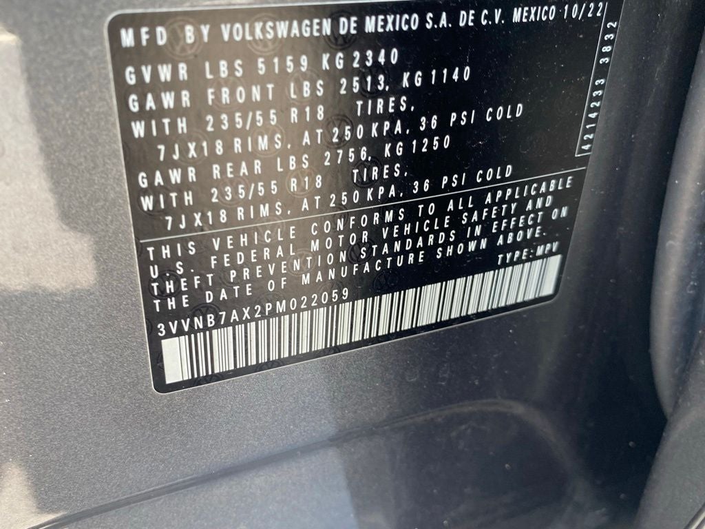 2023 Volkswagen Tiguan 2.0T SE