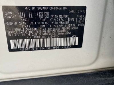 2018 Subaru Outback 2.5i Premium