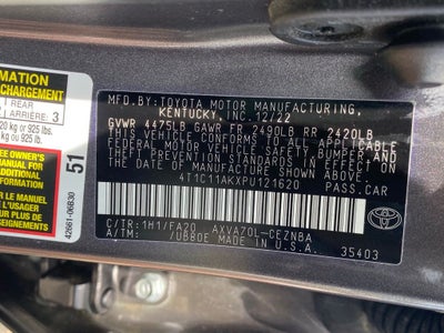 2023 Toyota Camry LE