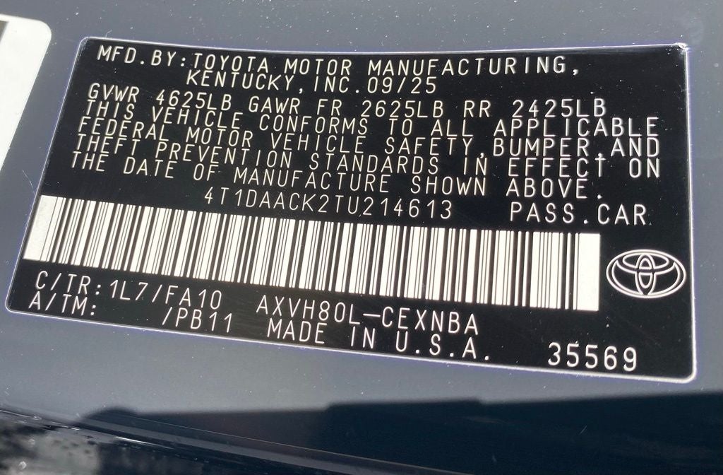 2026 Toyota Camry LE