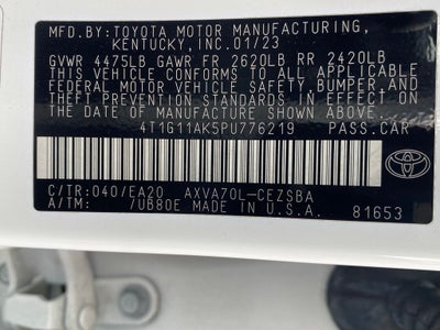 2023 Toyota Camry SE