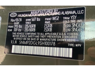 2025 Hyundai Santa Fe SEL