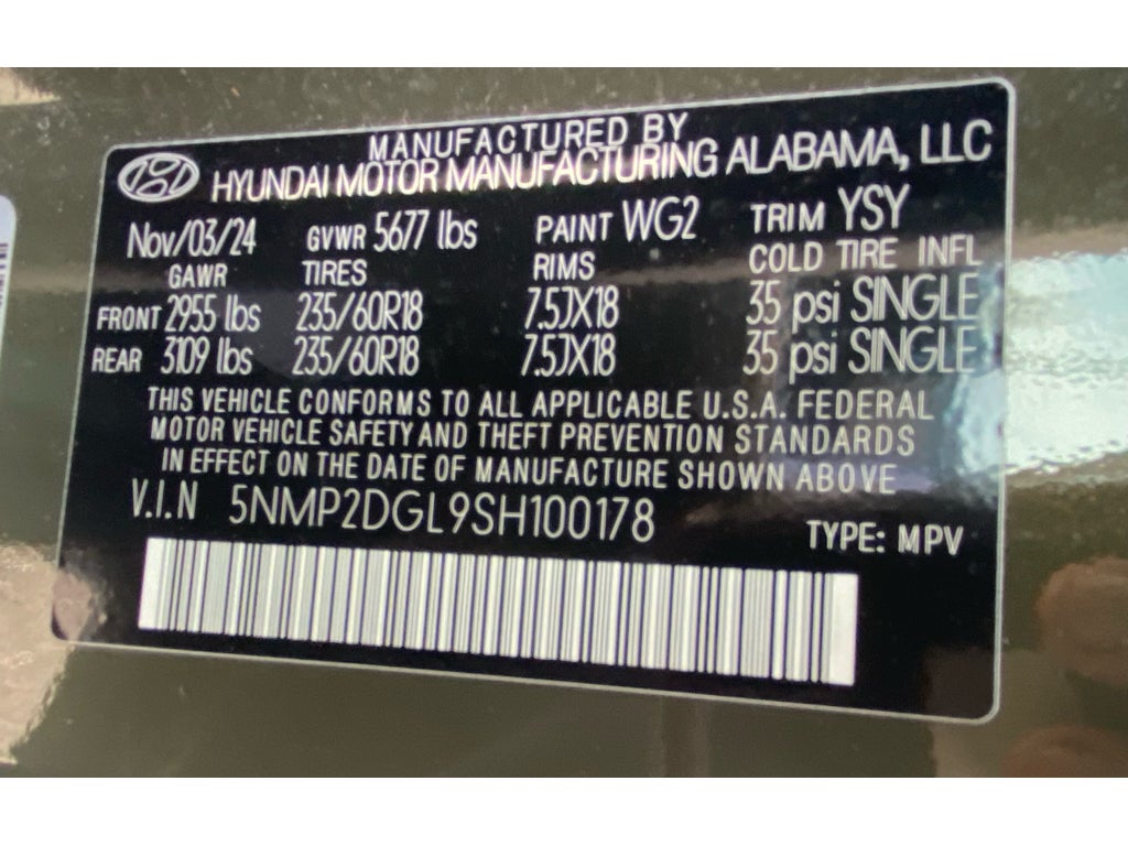 2025 Hyundai Santa Fe SEL