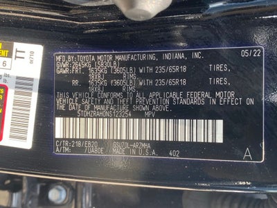 2022 Toyota Highlander XLE