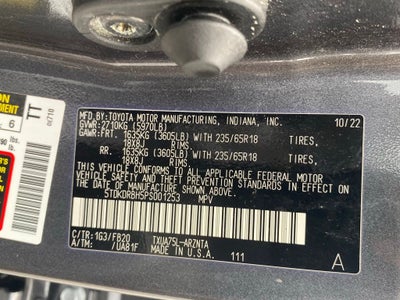 2023 Toyota Highlander LE
