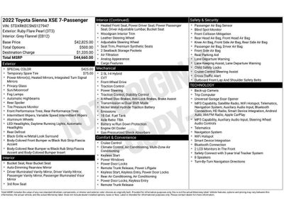2022 Toyota Sienna XSE