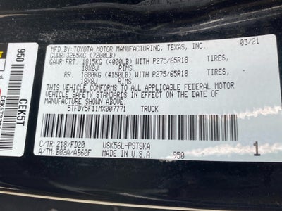 2021 Toyota Tundra SR5