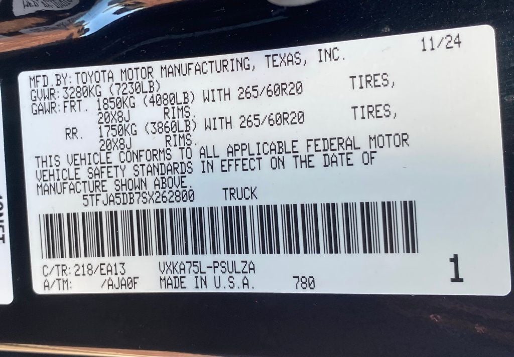 2025 Toyota Tundra Limited