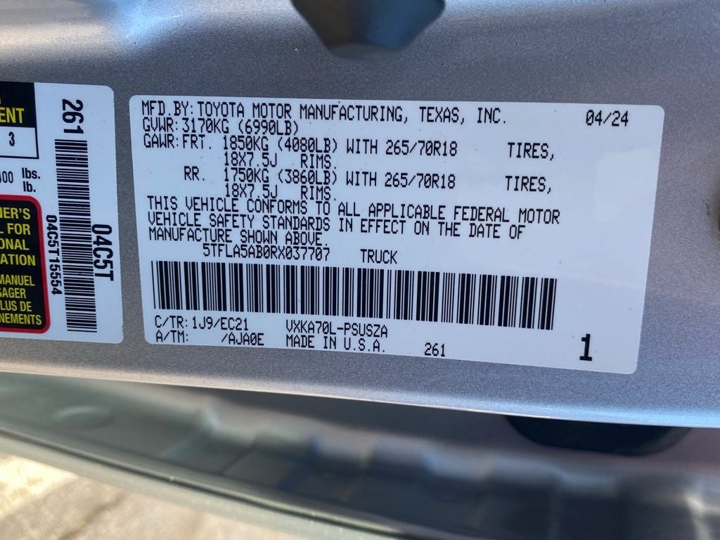 2024 Toyota Tundra SR5