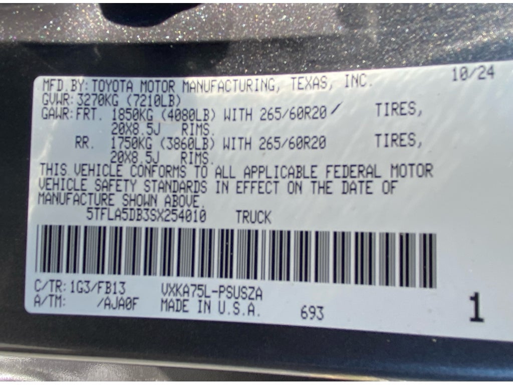 2025 Toyota Tundra SR5