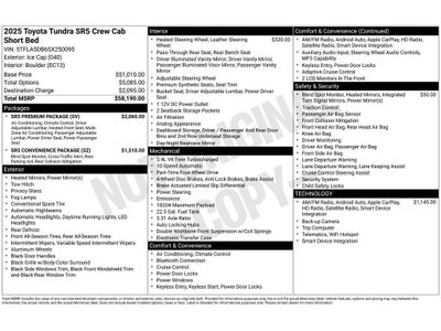 2025 Toyota Tundra SR5