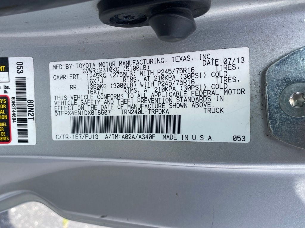 2013 Toyota Tacoma Base
