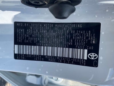 2025 Toyota Corolla FX