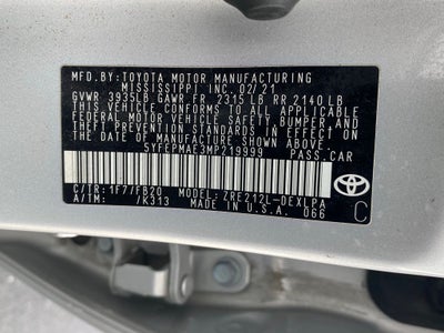 2021 Toyota Corolla LE