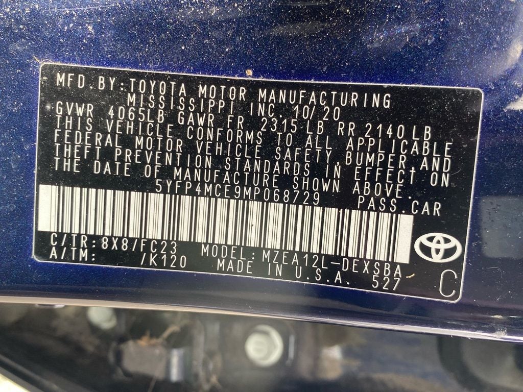 2021 Toyota Corolla SE