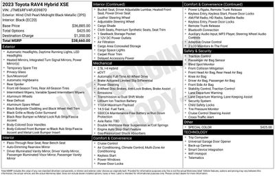 2023 Toyota RAV4 Hybrid XSE