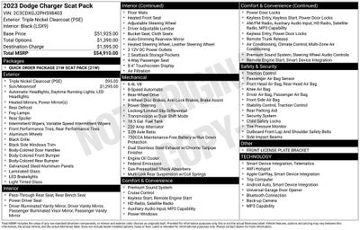 2023 Dodge Charger R/T Scat Pack