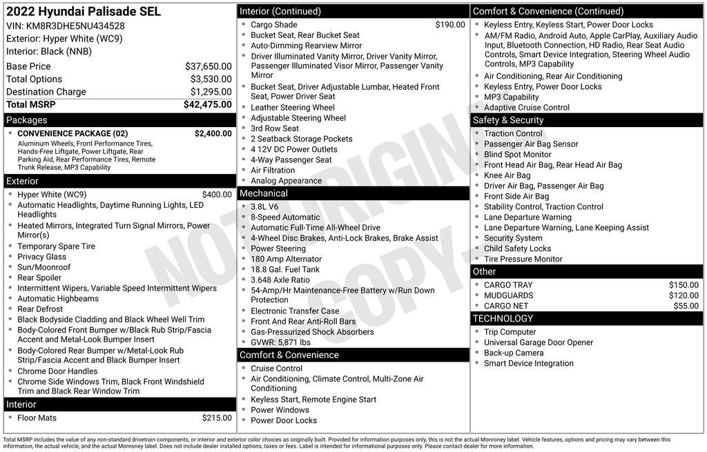 2022 Hyundai Palisade SEL