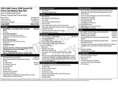 2022 GMC Sierra 3500HD Denali