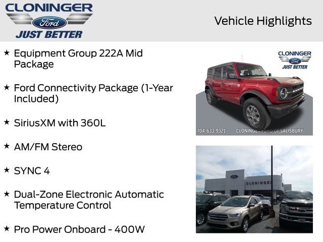 2026 Ford Bronco Big Bend