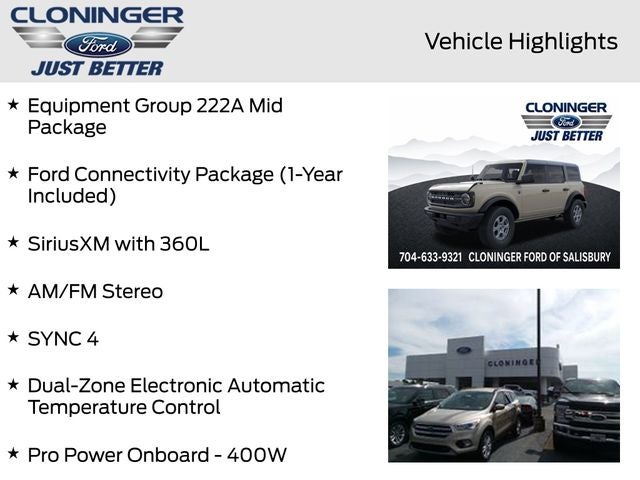 2026 Ford Bronco Big Bend