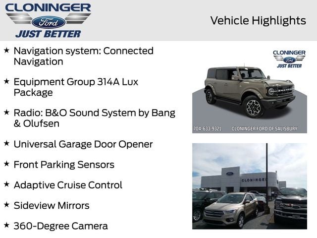 2025 Ford Bronco Outer Banks