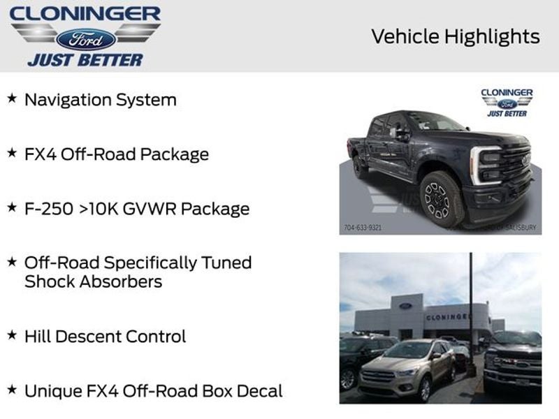 2025 Ford F-250SD Platinum