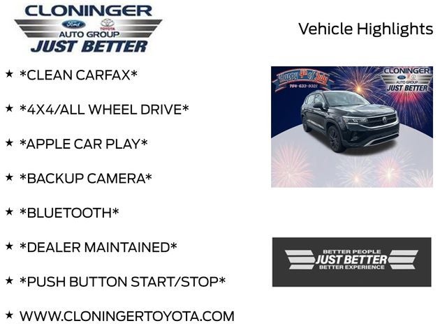 2022 Volkswagen Taos 1.5T S