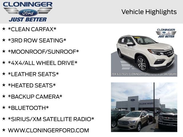 2018 Honda Pilot Touring