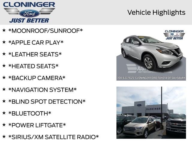 2018 Nissan Murano SL
