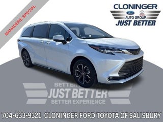 2025 Toyota Sienna Platinum 7 Passenger