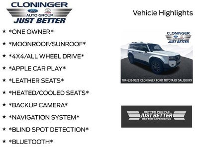2025 Toyota Land Cruiser Base