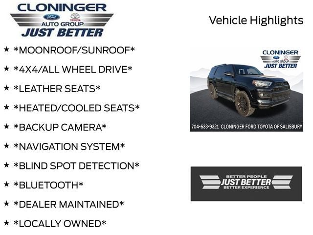 2020 Toyota 4Runner Nightshade