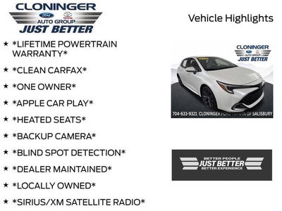 2025 Toyota Corolla Hatchback XSE