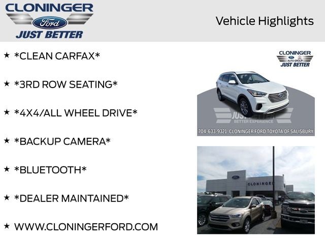 2017 Hyundai Santa Fe SE